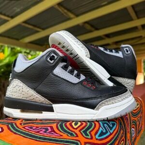 Air‎ Jordan 3 Retro Black Cement in size 4.5Y youth DM0967-010